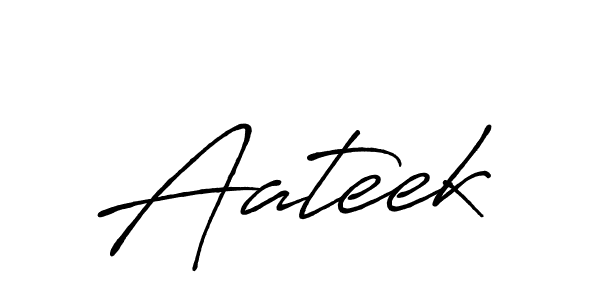 Create a beautiful signature design for name Aateek. With this signature (Antro_Vectra_Bolder) fonts, you can make a handwritten signature for free. Aateek signature style 7 images and pictures png