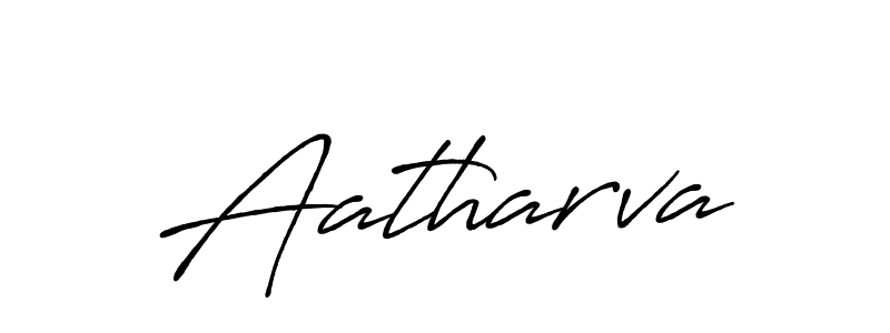 It looks lik you need a new signature style for name Aatharva. Design unique handwritten (Antro_Vectra_Bolder) signature with our free signature maker in just a few clicks. Aatharva signature style 7 images and pictures png