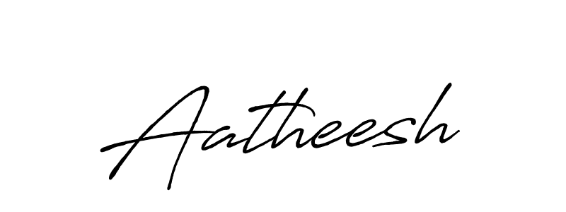 Use a signature maker to create a handwritten signature online. With this signature software, you can design (Antro_Vectra_Bolder) your own signature for name Aatheesh. Aatheesh signature style 7 images and pictures png