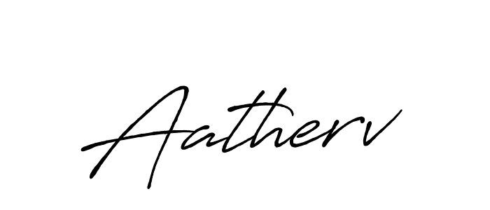 How to make Aatherv signature? Antro_Vectra_Bolder is a professional autograph style. Create handwritten signature for Aatherv name. Aatherv signature style 7 images and pictures png