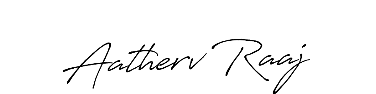 How to make Aatherv Raaj signature? Antro_Vectra_Bolder is a professional autograph style. Create handwritten signature for Aatherv Raaj name. Aatherv Raaj signature style 7 images and pictures png