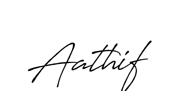 Also we have Aathif name is the best signature style. Create professional handwritten signature collection using Antro_Vectra_Bolder autograph style. Aathif signature style 7 images and pictures png