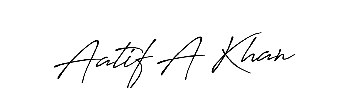 You can use this online signature creator to create a handwritten signature for the name Aatif A Khan. This is the best online autograph maker. Aatif A Khan signature style 7 images and pictures png