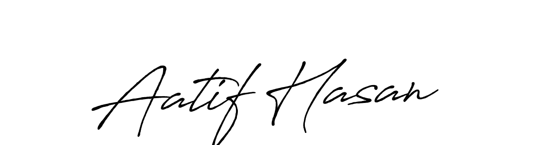 Also we have Aatif Hasan name is the best signature style. Create professional handwritten signature collection using Antro_Vectra_Bolder autograph style. Aatif Hasan signature style 7 images and pictures png
