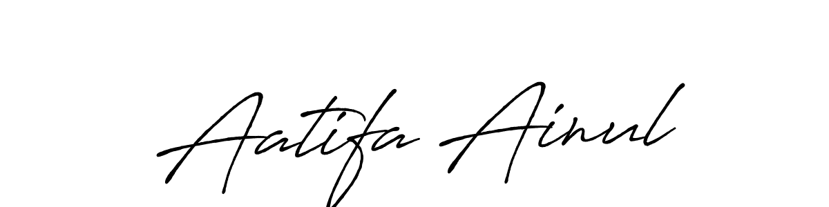 How to Draw Aatifa Ainul signature style? Antro_Vectra_Bolder is a latest design signature styles for name Aatifa Ainul. Aatifa Ainul signature style 7 images and pictures png