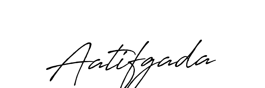 Make a beautiful signature design for name Aatifgada. With this signature (Antro_Vectra_Bolder) style, you can create a handwritten signature for free. Aatifgada signature style 7 images and pictures png