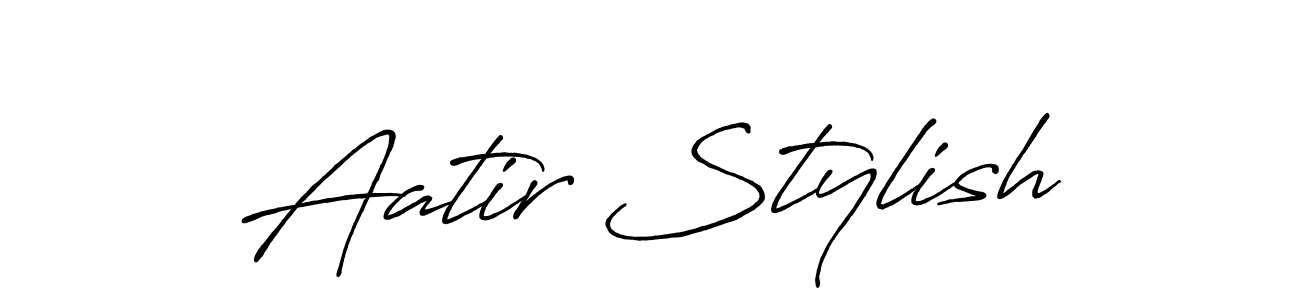 Once you've used our free online signature maker to create your best signature Antro_Vectra_Bolder style, it's time to enjoy all of the benefits that Aatir Stylish name signing documents. Aatir Stylish signature style 7 images and pictures png