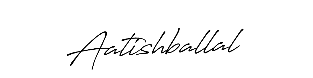 How to make Aatishballal signature? Antro_Vectra_Bolder is a professional autograph style. Create handwritten signature for Aatishballal name. Aatishballal signature style 7 images and pictures png