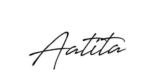 Make a beautiful signature design for name Aatita. With this signature (Antro_Vectra_Bolder) style, you can create a handwritten signature for free. Aatita signature style 7 images and pictures png