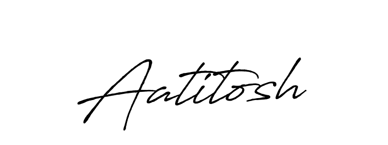 Design your own signature with our free online signature maker. With this signature software, you can create a handwritten (Antro_Vectra_Bolder) signature for name Aatitosh. Aatitosh signature style 7 images and pictures png