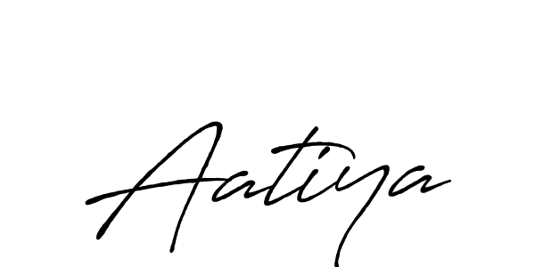 Make a beautiful signature design for name Aatiya. With this signature (Antro_Vectra_Bolder) style, you can create a handwritten signature for free. Aatiya signature style 7 images and pictures png