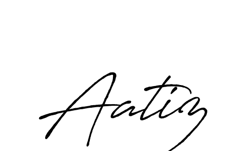 Similarly Antro_Vectra_Bolder is the best handwritten signature design. Signature creator online .You can use it as an online autograph creator for name Aatiz. Aatiz signature style 7 images and pictures png