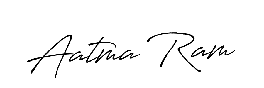 Create a beautiful signature design for name Aatma Ram. With this signature (Antro_Vectra_Bolder) fonts, you can make a handwritten signature for free. Aatma Ram signature style 7 images and pictures png