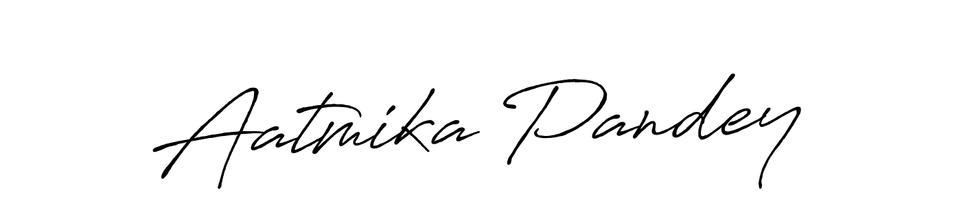 It looks lik you need a new signature style for name Aatmika Pandey. Design unique handwritten (Antro_Vectra_Bolder) signature with our free signature maker in just a few clicks. Aatmika Pandey signature style 7 images and pictures png