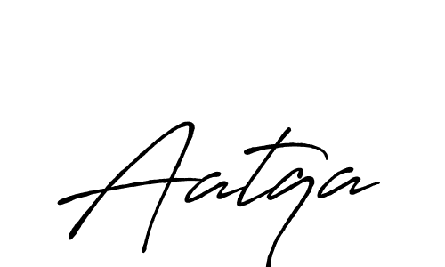 Also we have Aatqa name is the best signature style. Create professional handwritten signature collection using Antro_Vectra_Bolder autograph style. Aatqa signature style 7 images and pictures png