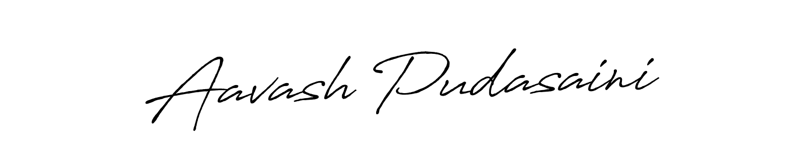 Make a beautiful signature design for name Aavash Pudasaini. With this signature (Antro_Vectra_Bolder) style, you can create a handwritten signature for free. Aavash Pudasaini signature style 7 images and pictures png
