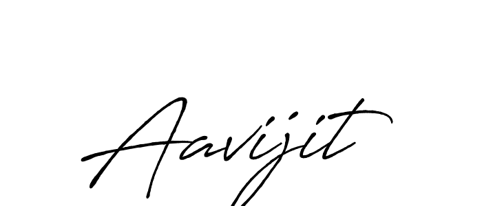 How to make Aavijit name signature. Use Antro_Vectra_Bolder style for creating short signs online. This is the latest handwritten sign. Aavijit signature style 7 images and pictures png