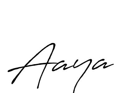 Aaya stylish signature style. Best Handwritten Sign (Antro_Vectra_Bolder) for my name. Handwritten Signature Collection Ideas for my name Aaya. Aaya signature style 7 images and pictures png