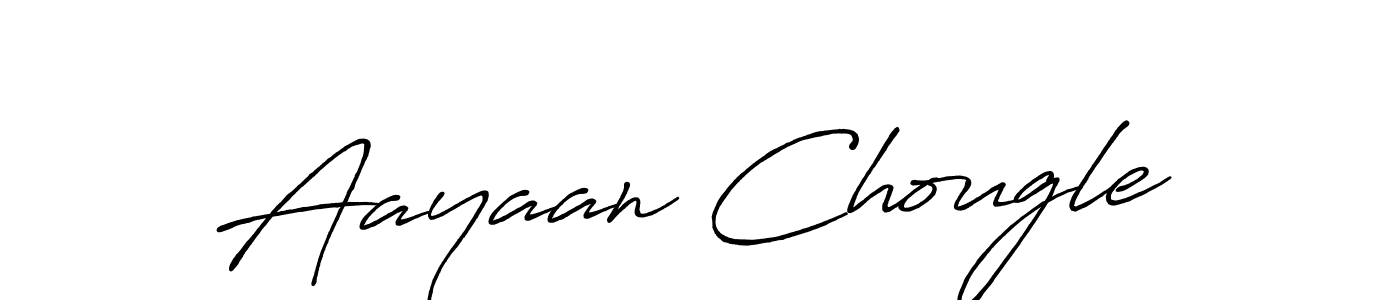 The best way (Antro_Vectra_Bolder) to make a short signature is to pick only two or three words in your name. The name Aayaan Chougle include a total of six letters. For converting this name. Aayaan Chougle signature style 7 images and pictures png