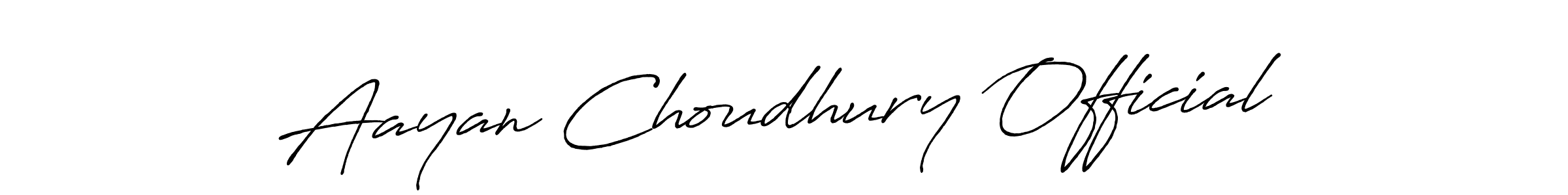 Similarly Antro_Vectra_Bolder is the best handwritten signature design. Signature creator online .You can use it as an online autograph creator for name Aayan Choudhury Official. Aayan Choudhury Official signature style 7 images and pictures png