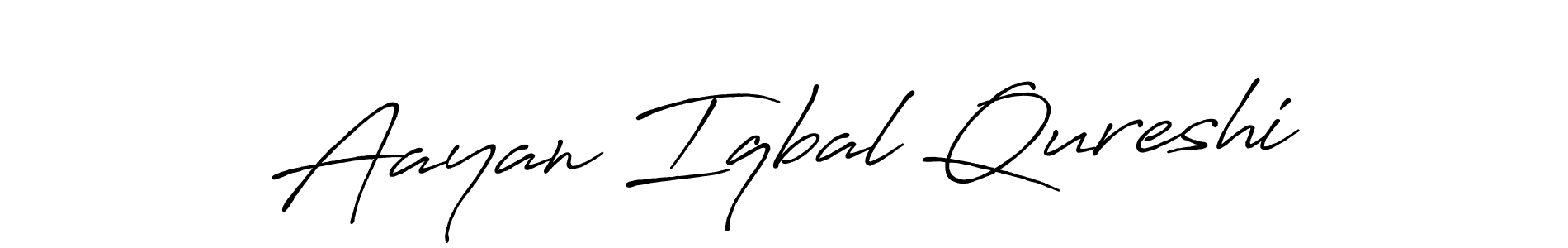 Use a signature maker to create a handwritten signature online. With this signature software, you can design (Antro_Vectra_Bolder) your own signature for name Aayan Iqbal Qureshi. Aayan Iqbal Qureshi signature style 7 images and pictures png