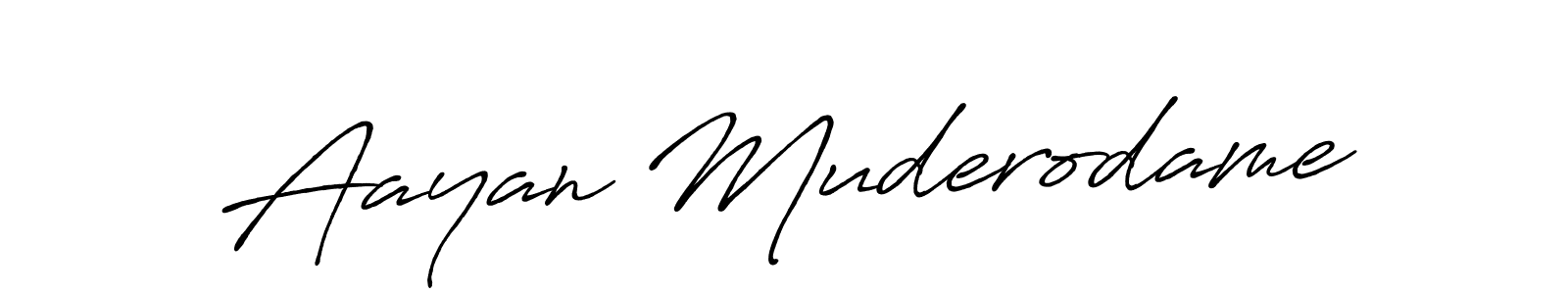 The best way (Antro_Vectra_Bolder) to make a short signature is to pick only two or three words in your name. The name Aayan Muderodame include a total of six letters. For converting this name. Aayan Muderodame signature style 7 images and pictures png