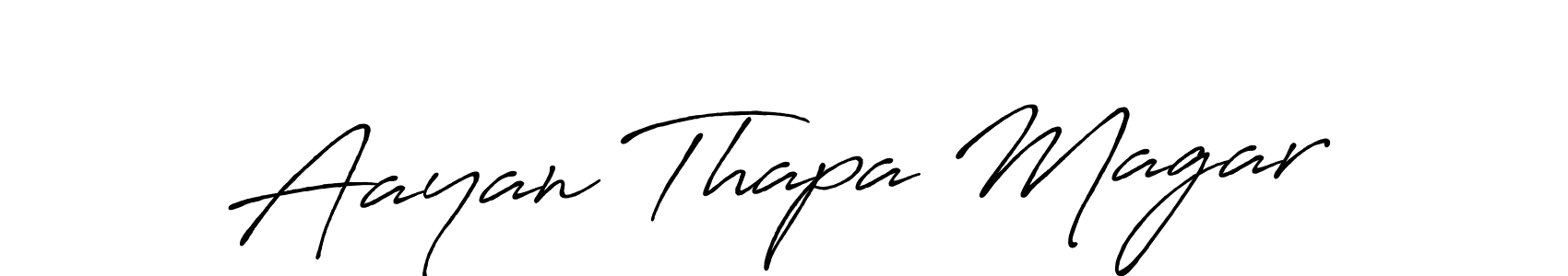 How to make Aayan Thapa Magar signature? Antro_Vectra_Bolder is a professional autograph style. Create handwritten signature for Aayan Thapa Magar name. Aayan Thapa Magar signature style 7 images and pictures png