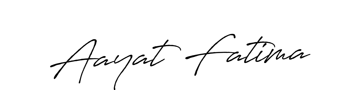 The best way (Antro_Vectra_Bolder) to make a short signature is to pick only two or three words in your name. The name Aayat Fatima include a total of six letters. For converting this name. Aayat Fatima signature style 7 images and pictures png