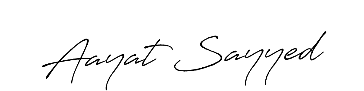Once you've used our free online signature maker to create your best signature Antro_Vectra_Bolder style, it's time to enjoy all of the benefits that Aayat Sayyed name signing documents. Aayat Sayyed signature style 7 images and pictures png