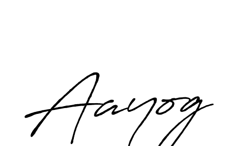 How to make Aayog signature? Antro_Vectra_Bolder is a professional autograph style. Create handwritten signature for Aayog name. Aayog signature style 7 images and pictures png