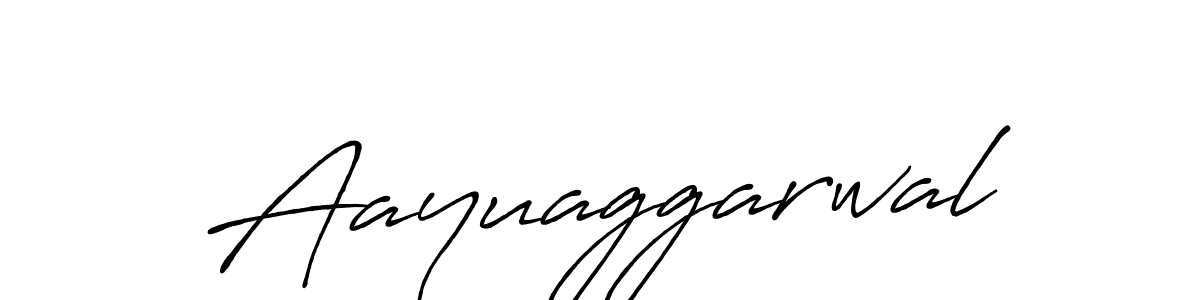 How to make Aayuaggarwal name signature. Use Antro_Vectra_Bolder style for creating short signs online. This is the latest handwritten sign. Aayuaggarwal signature style 7 images and pictures png
