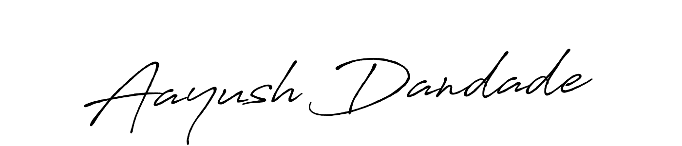 Make a beautiful signature design for name Aayush Dandade. Use this online signature maker to create a handwritten signature for free. Aayush Dandade signature style 7 images and pictures png