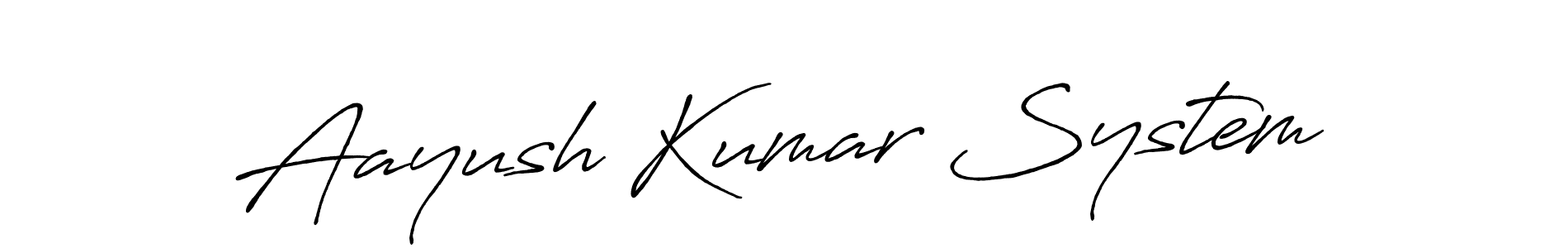 You can use this online signature creator to create a handwritten signature for the name Aayush Kumar System. This is the best online autograph maker. Aayush Kumar System signature style 7 images and pictures png