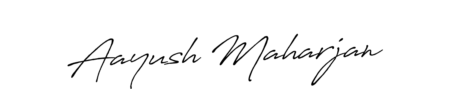 Use a signature maker to create a handwritten signature online. With this signature software, you can design (Antro_Vectra_Bolder) your own signature for name Aayush Maharjan. Aayush Maharjan signature style 7 images and pictures png