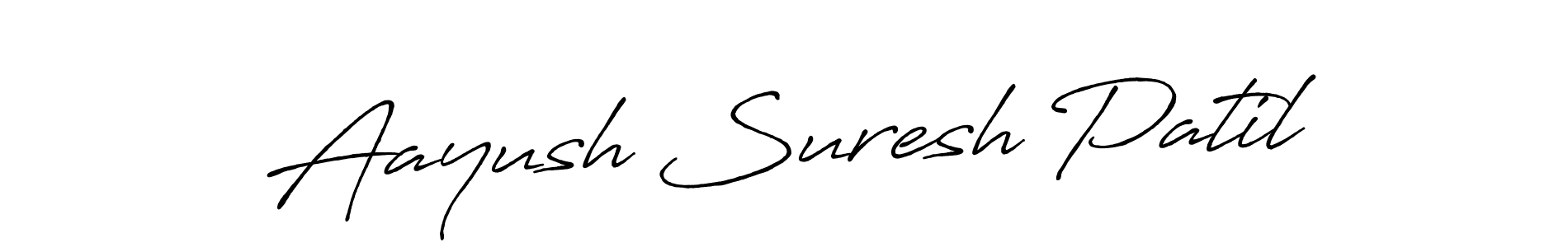 Aayush Suresh Patil stylish signature style. Best Handwritten Sign (Antro_Vectra_Bolder) for my name. Handwritten Signature Collection Ideas for my name Aayush Suresh Patil. Aayush Suresh Patil signature style 7 images and pictures png