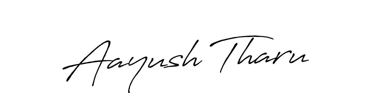 It looks lik you need a new signature style for name Aayush Tharu. Design unique handwritten (Antro_Vectra_Bolder) signature with our free signature maker in just a few clicks. Aayush Tharu signature style 7 images and pictures png
