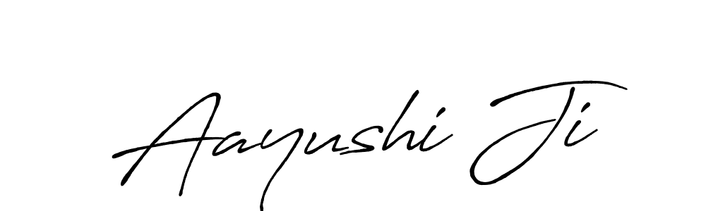 Make a beautiful signature design for name Aayushi Ji. Use this online signature maker to create a handwritten signature for free. Aayushi Ji signature style 7 images and pictures png
