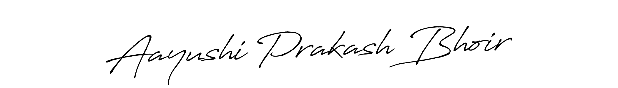 How to make Aayushi Prakash Bhoir signature? Antro_Vectra_Bolder is a professional autograph style. Create handwritten signature for Aayushi Prakash Bhoir name. Aayushi Prakash Bhoir signature style 7 images and pictures png
