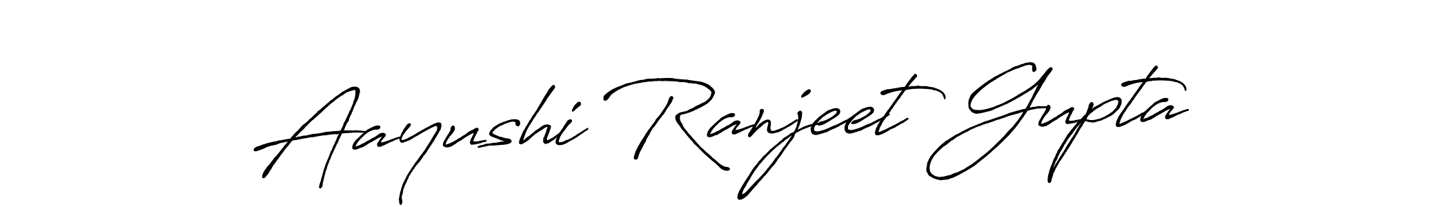 Also You can easily find your signature by using the search form. We will create Aayushi Ranjeet Gupta name handwritten signature images for you free of cost using Antro_Vectra_Bolder sign style. Aayushi Ranjeet Gupta signature style 7 images and pictures png