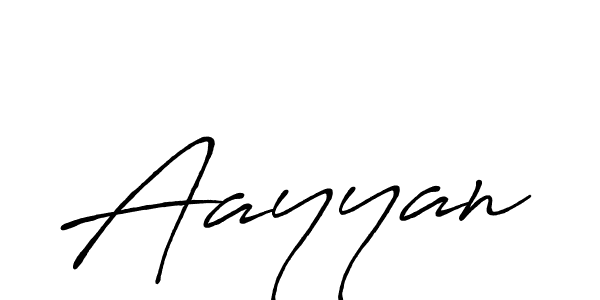 Create a beautiful signature design for name Aayyan. With this signature (Antro_Vectra_Bolder) fonts, you can make a handwritten signature for free. Aayyan signature style 7 images and pictures png