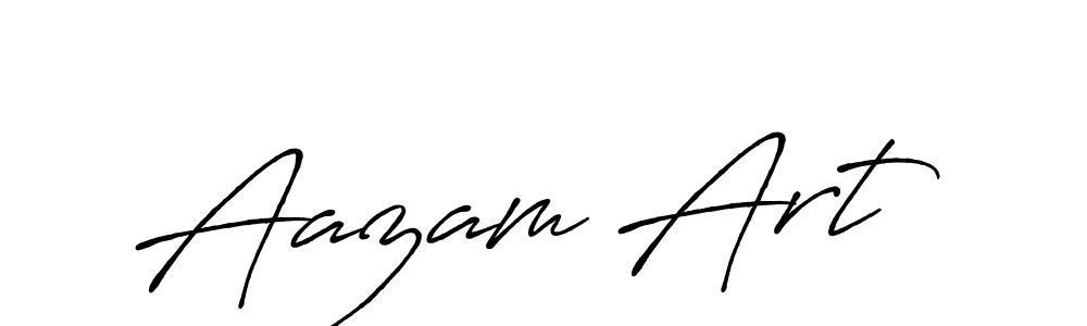 You should practise on your own different ways (Antro_Vectra_Bolder) to write your name (Aazam Art ) in signature. don't let someone else do it for you. Aazam Art  signature style 7 images and pictures png