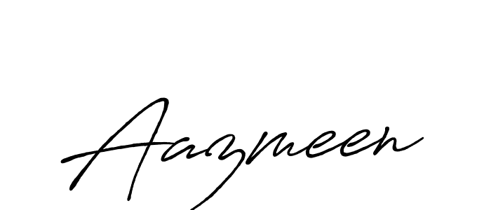 Also You can easily find your signature by using the search form. We will create Aazmeen name handwritten signature images for you free of cost using Antro_Vectra_Bolder sign style. Aazmeen signature style 7 images and pictures png