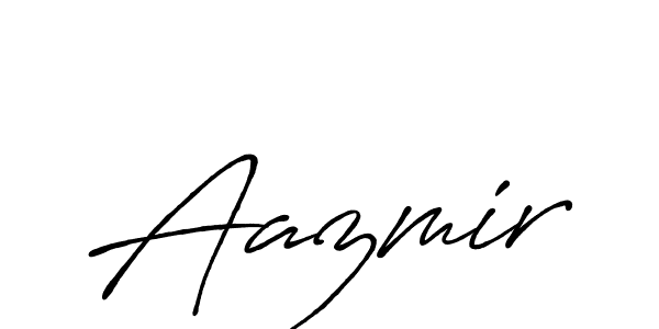 Antro_Vectra_Bolder is a professional signature style that is perfect for those who want to add a touch of class to their signature. It is also a great choice for those who want to make their signature more unique. Get Aazmir name to fancy signature for free. Aazmir signature style 7 images and pictures png