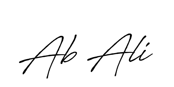 Similarly Antro_Vectra_Bolder is the best handwritten signature design. Signature creator online .You can use it as an online autograph creator for name Ab Ali. Ab Ali signature style 7 images and pictures png