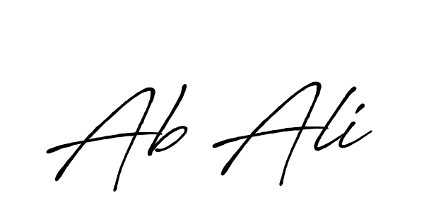 Make a beautiful signature design for name Ab Ali. Use this online signature maker to create a handwritten signature for free. Ab Ali signature style 7 images and pictures png