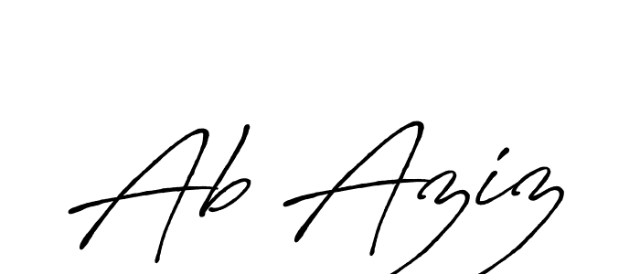 You should practise on your own different ways (Antro_Vectra_Bolder) to write your name (Ab Aziz) in signature. don't let someone else do it for you. Ab Aziz signature style 7 images and pictures png