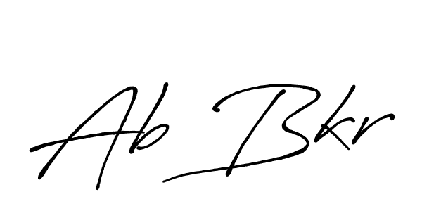 Make a beautiful signature design for name Ab Bkr. Use this online signature maker to create a handwritten signature for free. Ab Bkr signature style 7 images and pictures png
