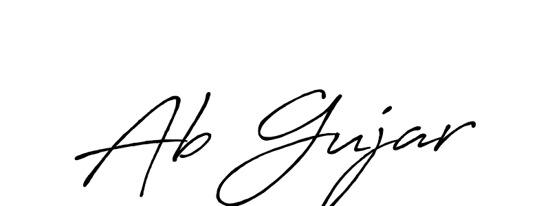 You can use this online signature creator to create a handwritten signature for the name Ab Gujar. This is the best online autograph maker. Ab Gujar signature style 7 images and pictures png