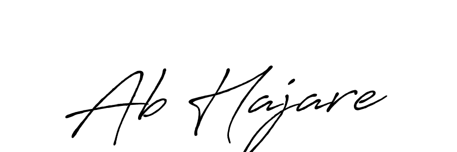 Make a beautiful signature design for name Ab Hajare. Use this online signature maker to create a handwritten signature for free. Ab Hajare signature style 7 images and pictures png