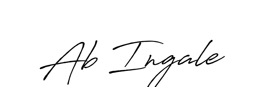 The best way (Antro_Vectra_Bolder) to make a short signature is to pick only two or three words in your name. The name Ab Ingale include a total of six letters. For converting this name. Ab Ingale signature style 7 images and pictures png